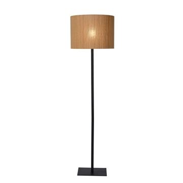 Lucide Magius gulvlampe H156cm E27 sort / bambus