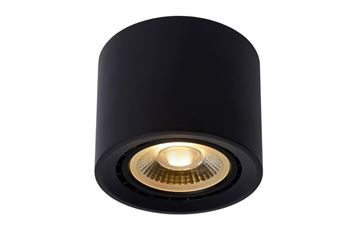Fedler loftspot Ø12cm inkl. 12W GU10 ES111 dim to warm LED sort 