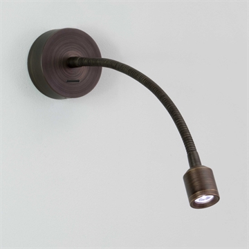Astro Fosso Switched LED Bronze