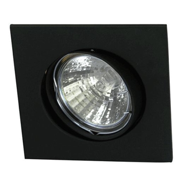 DL495 Indbygningsspot Mat Sort 230V GU10 