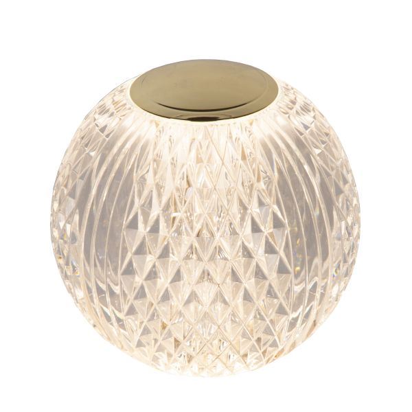 Lucide Cintra genopladelig LED bordlampe Ø11cm 2W/2700K Step-Dim