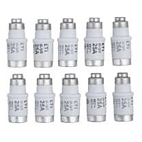 Sikring Neozed 13 Amp D01 - 10 stk.pakning