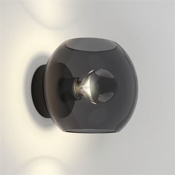 Astro Luna Dark Smoke væglampe