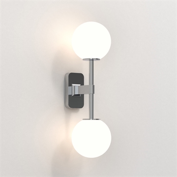 Astro Tacoma Twin væglampe blank krom IP44