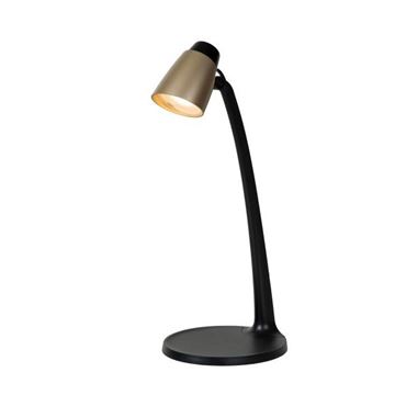 Ludo bordlampe H40cm LED 4,5W sort/mat guld