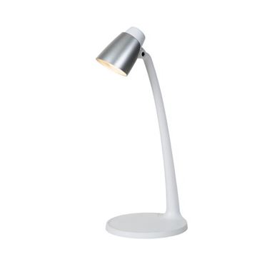Ludo bordlampe H40cm LED 4,5W hvid/alu