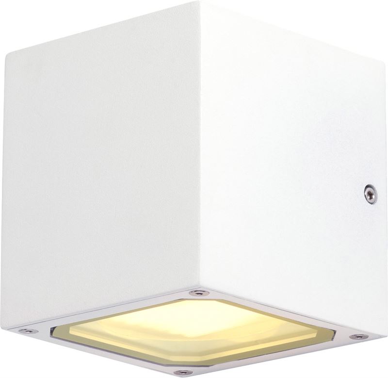 SLV Sitra Cube hvid 2 x GX53 Max.9W IP44 - 1 stk. tilbage