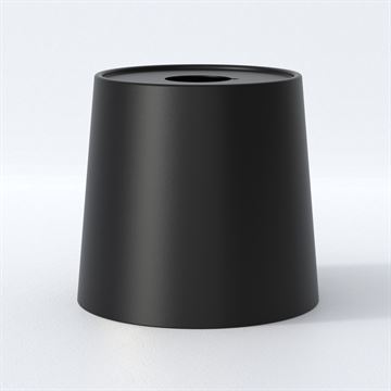 Astro Tapered Drum 155 lampeskærm i mat sort metal