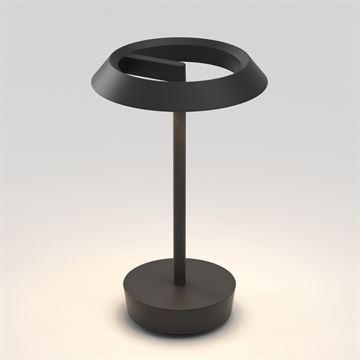Astro Halo Portable sort genopladelig bordlampe - Lagersalg