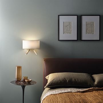 Astro Venn Reader Twin væglampe med 2 læsespots bronze eller alu E27