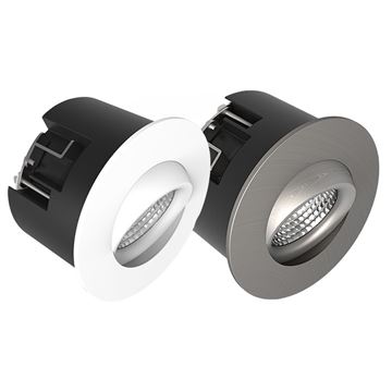 EVO11 LED Downlight Gyro hvid eller børstet alu