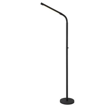 Gilly genopladelig gulvlampe LED 3W H119cm sort