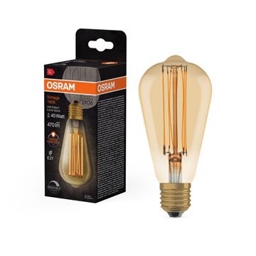 Osram Vintage 1906 Edison Ultra Tynd Gold DIM 5,8W=40W E27