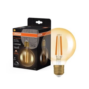 OSRAM Vintage 1906 Globe 95 DIM Gold 6,5W=55W E27