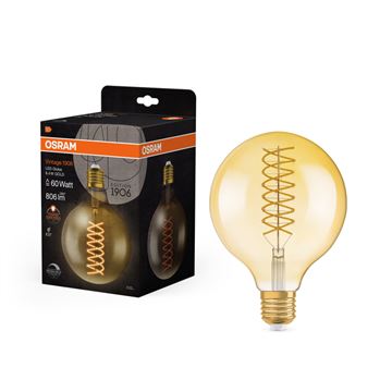 OSRAM Vintage 1906 Spiral Globe125 DIM 8.8W=60W Gold E27