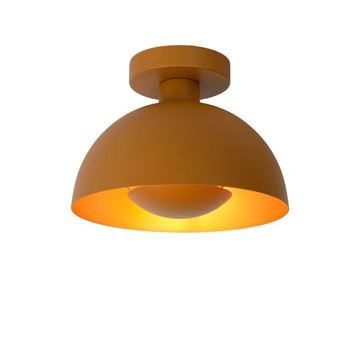 Siemon Flush loftlampe metal Ø 25cm E27 okker gul