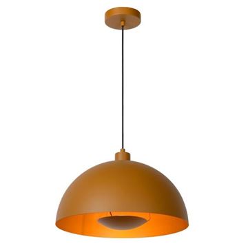 Siemon metal pendel Ø 40cm E27 okker gul