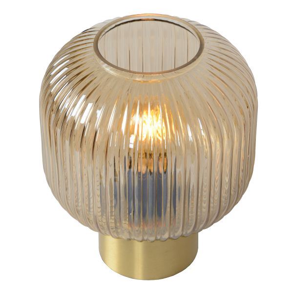 Lucide Maloto glas bordlampe Ø20cm E27 amber