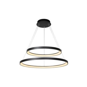 Lucide Vidal pendel Ø78cm LED mat guld eller sort