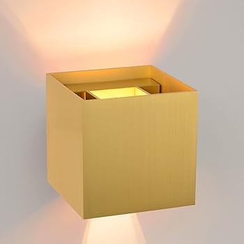 Lucide XIO væglampe LED G9 4W mat guld / messing