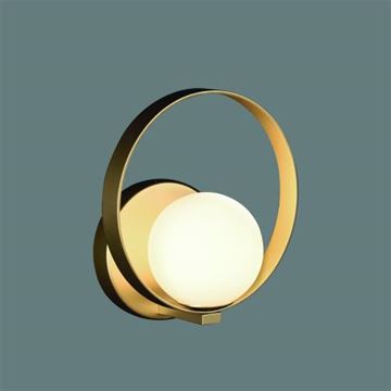 Halo væglampe LED 5W dæmpbar i guld eller sort
