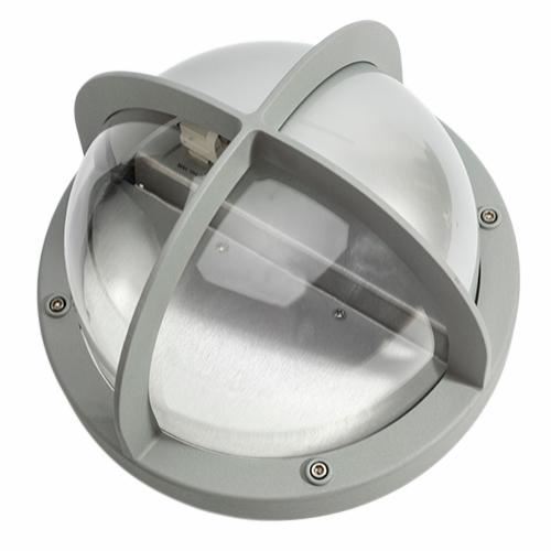 MIA skotlampe Ø27cm alu E27 60W halvskærm IP44