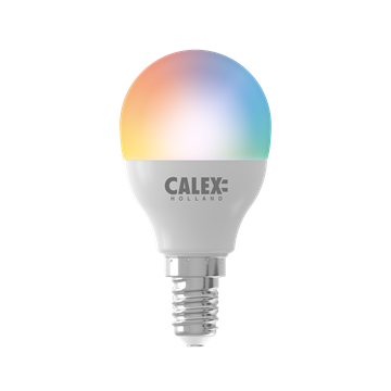 Calex Smart LED krone P45 E14 240V 4,9W 2200-4000K + RGBW