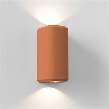 Astro Brixham Twin Coastal Væglampe Terracotta-beton