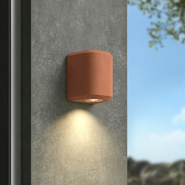 Astro Brixham Wall Single Terracotta-beton