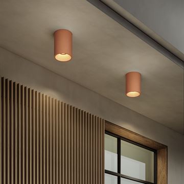 Astro Kos Round 140 Coastal Terracotta beton IP44
