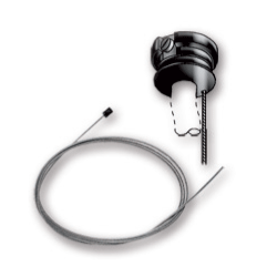 EUTRAC 99-292-x Montagenippel med wire til pendeladapter flere farver