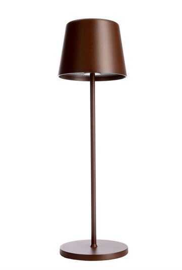 Canis genopladelig bordlampe Rust