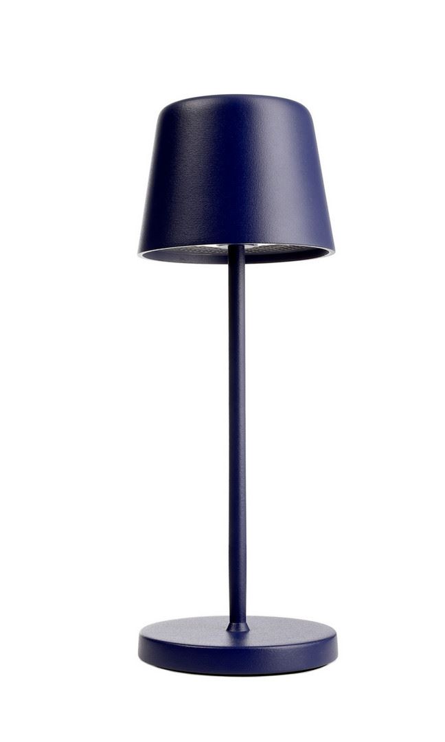 Canis Mini genopladelig bordlampe Blå 