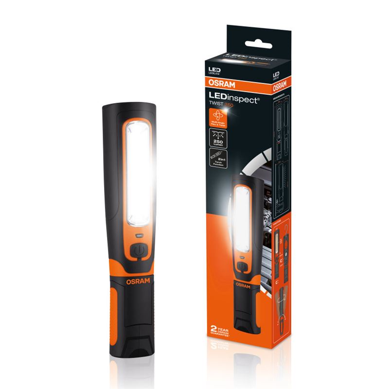 Osram LEDIL412 LEDinspect TWIST250 genopladelig lygte - 4 stk. tilbage