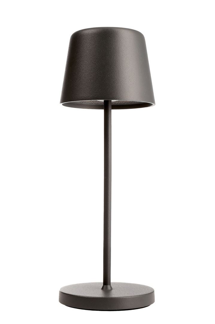 Canis Mini genopladelig bordlampe Grå