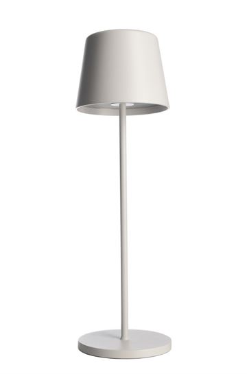 Canis genopladelig bordlampe Hvid