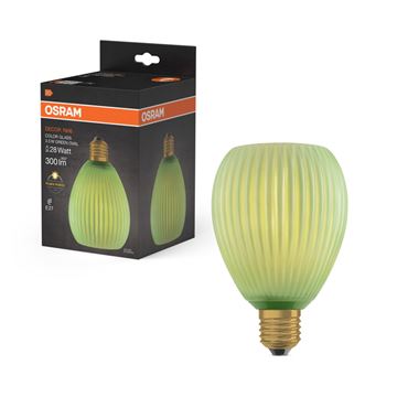 OSRAM Vintage 1906 DECOR FLAD OVAL 110 GRØN 3.5W=28W 827 E27