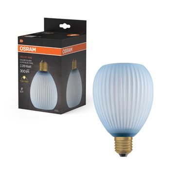 OSRAM Vintage 1906 DECOR FLAD OVAL 110 BLÅ 3.5W=28W 827 E27