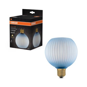OSRAM Vintage 1906 DECOR FLAD GLOBE 125 BLÅ 827 3.5W=28W E27