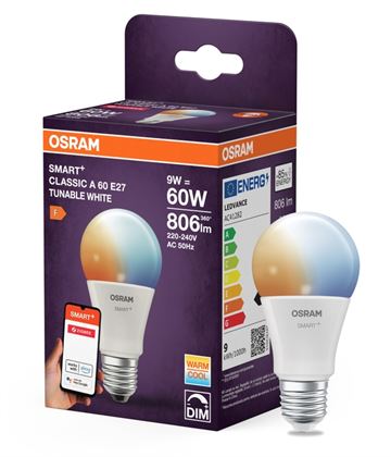 Smart+ Zigbee Classic A60 9W mat Tunable White E27 