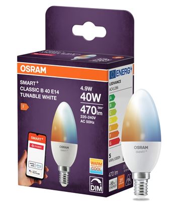 SMART+ Zigbee kerte 40 tunable white 4,9W mat E14