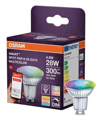 LEDVANCE LED SMART+ Zigbee PAR16 Multicolour 4,9W=50W 100° GU10