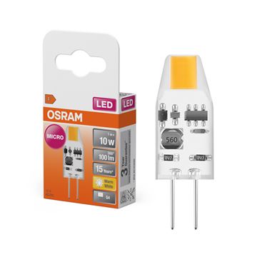 OSRAM LED Performance PIN MICRO 12V 1W=10W 2700K G4