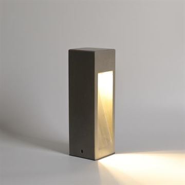 Perseo bedlampe grå cement LED 8W 3000K IP65