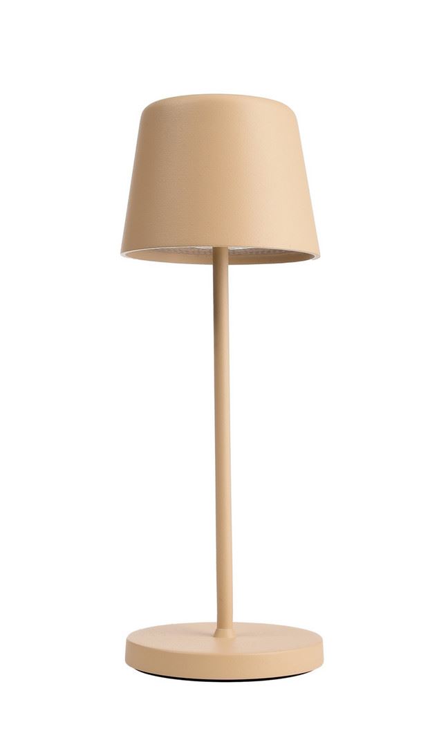 Canis Mini genopladelig bordlampe Beige 
