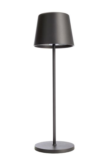 Canis genopladelig bordlampe Grå