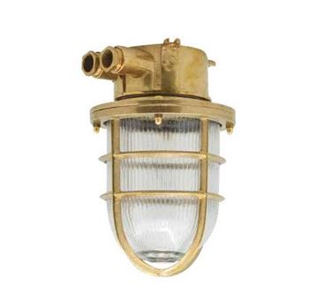 Andromeda 221 Loftlampe med 2 kabelhuller støbt messing IP64